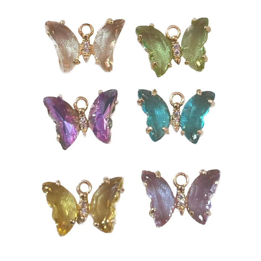 Butterfly Crystal Charm