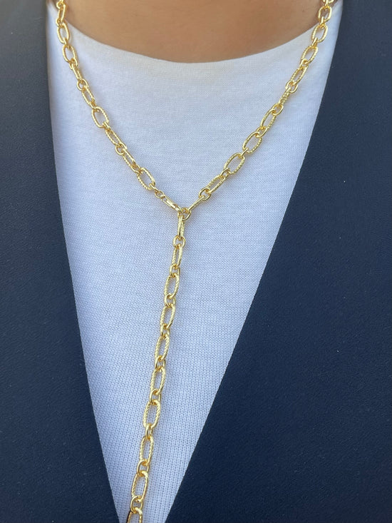 The Chain Drop Necklace (Gold Plated + Limited Edition)