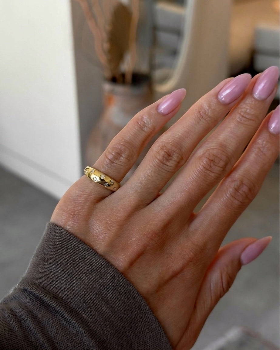 Mini Stars Pinky Ring (Gold Plated)