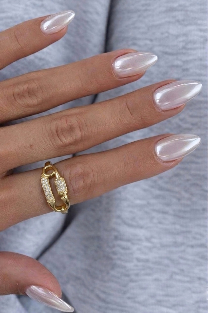 Paper Clip Ring (Gold Plated)