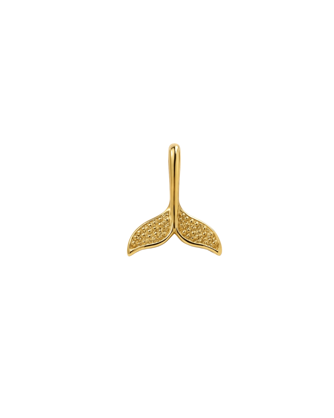Dolphin Tail Charm- Gold Plated