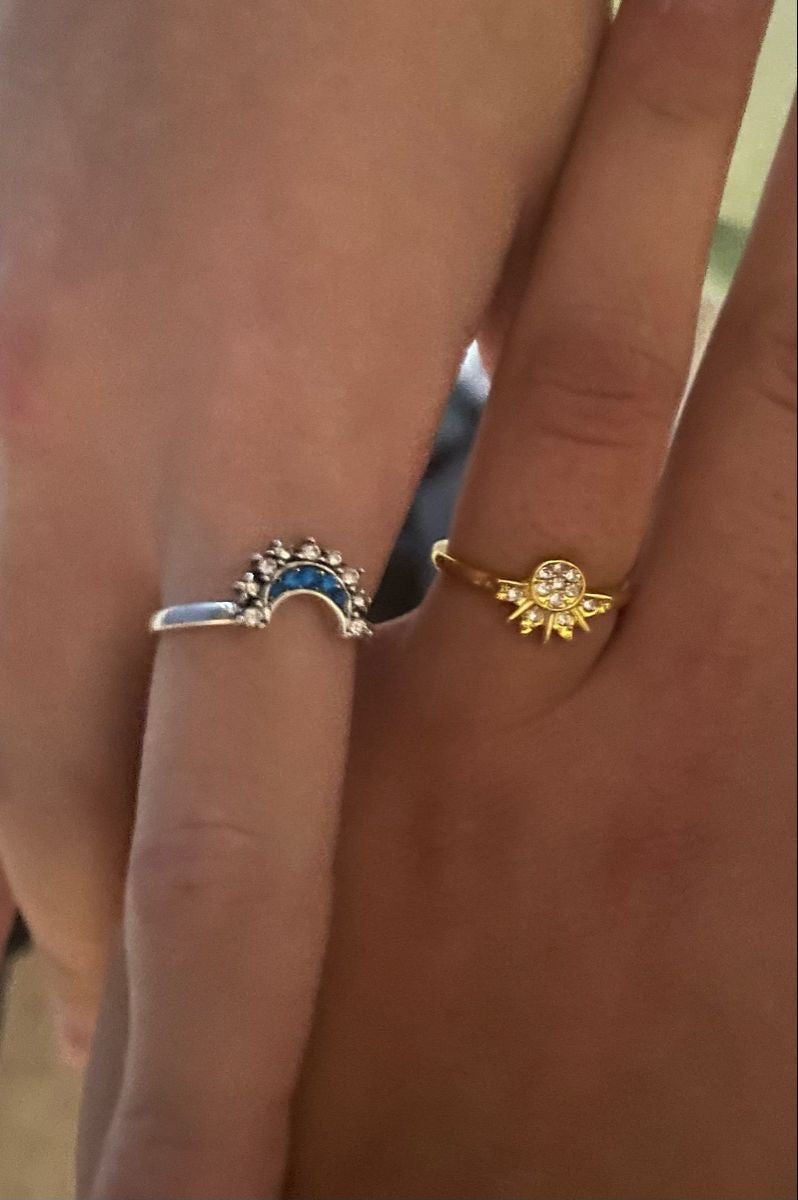 Celestial Matching Rings (Gold Plated)