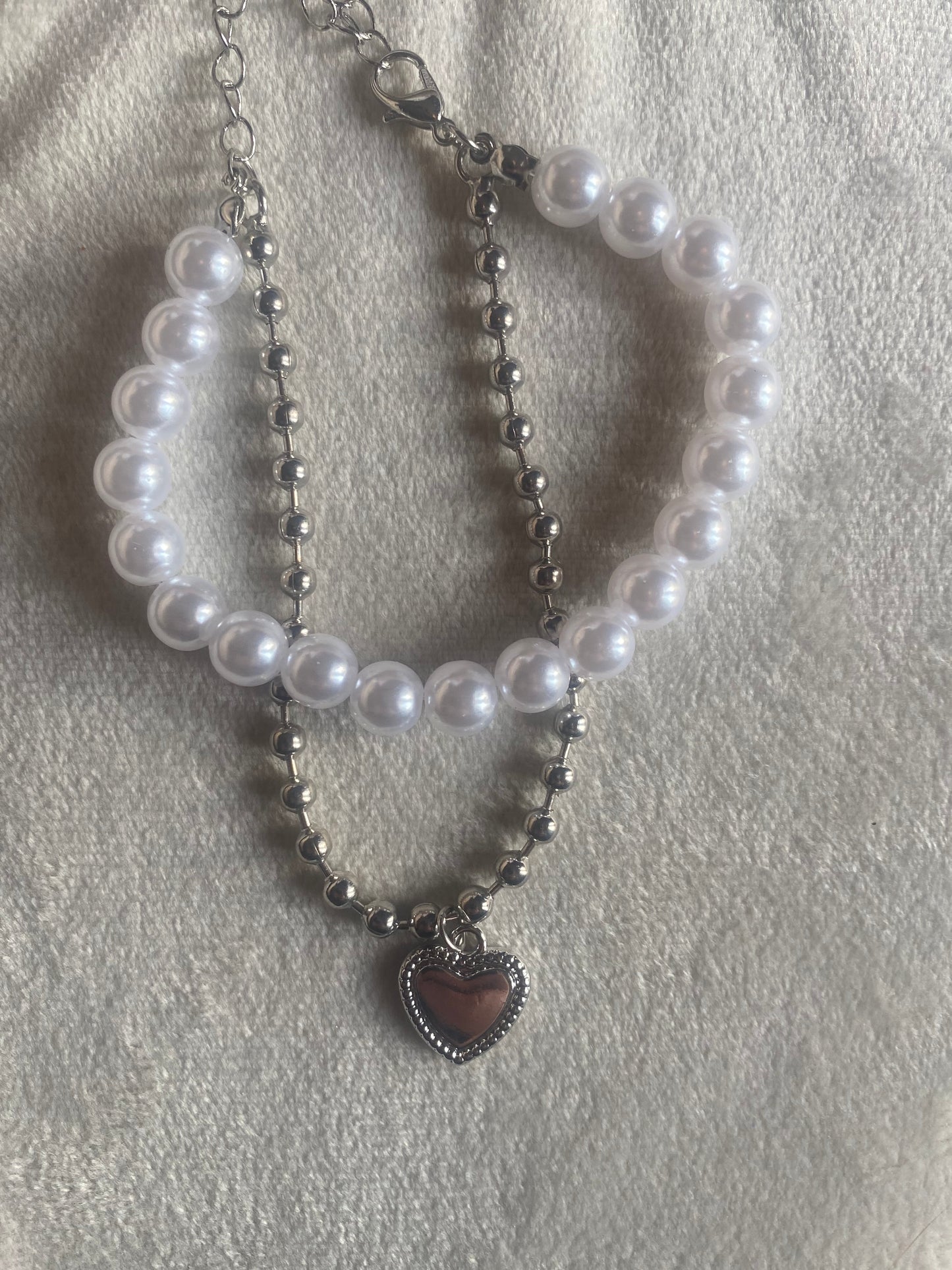 Heart of Pearls Bracelet