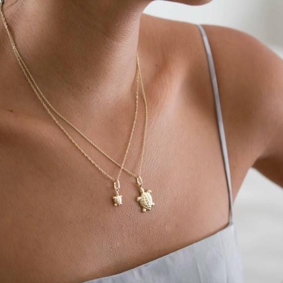 Tiny Turtle Stainless Necklace