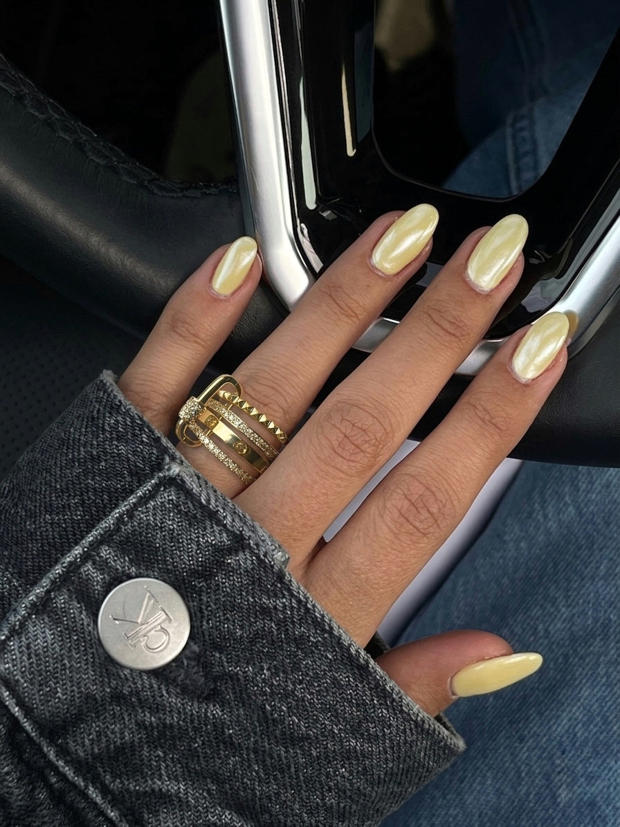 Layered Crystal Ring 2.0 (Gold Plated)