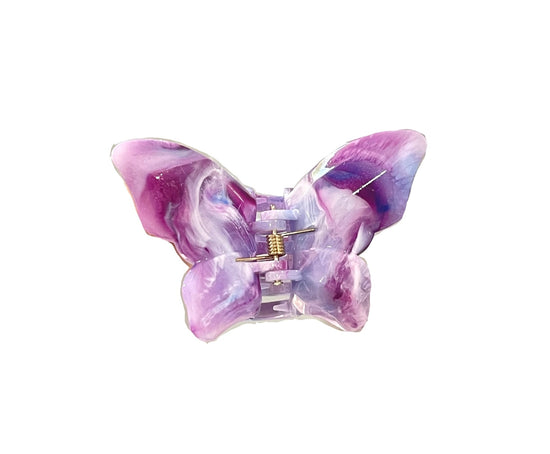 Pastel Butterly Clawclip