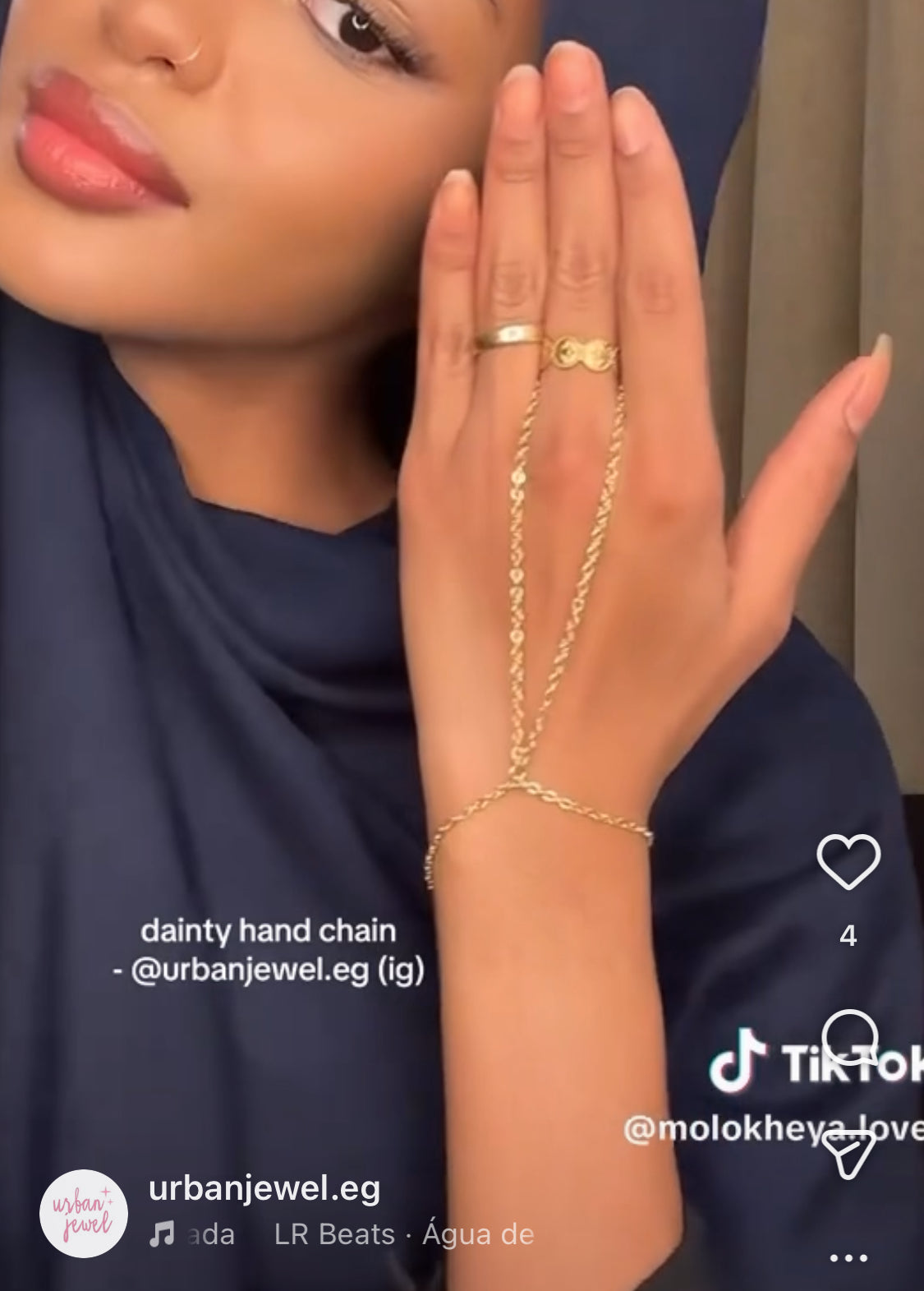 Dainty Handchain- Gold-plated & Exclusive