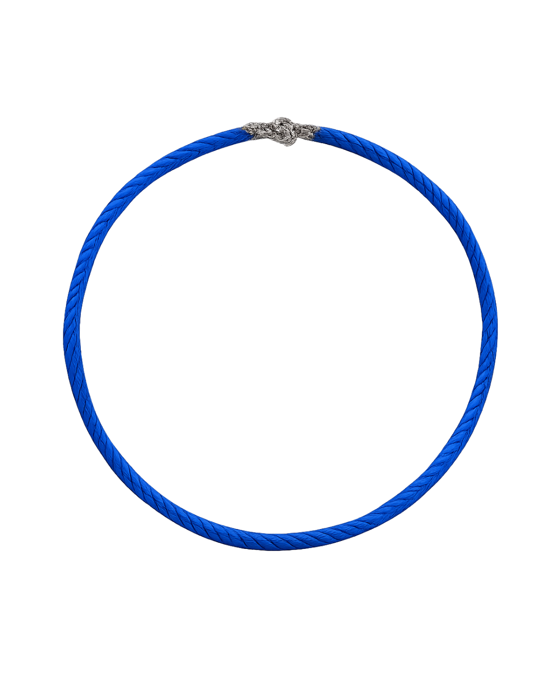 Statement Rope Necklace-White