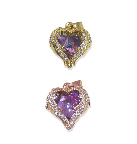 Crystal Hearts Charm💗✨