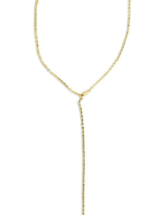 Simple Minimal Drop Necklace (Gold Plated) -Exclusive