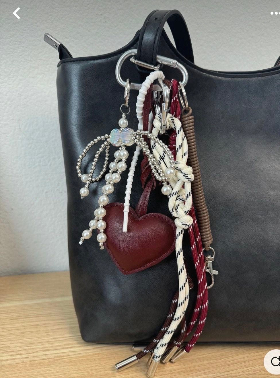 Bubble Heart Purse Charm!💓💌