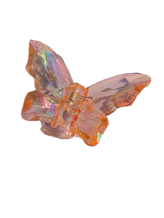 Crystal Butterfly Claw Clips