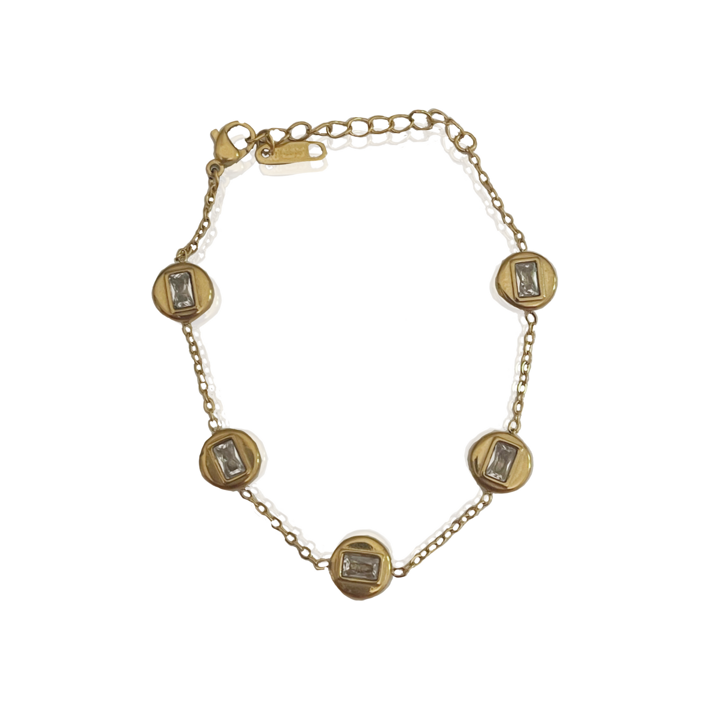 Everyday Crystal Bracelet (Stainless Steel)