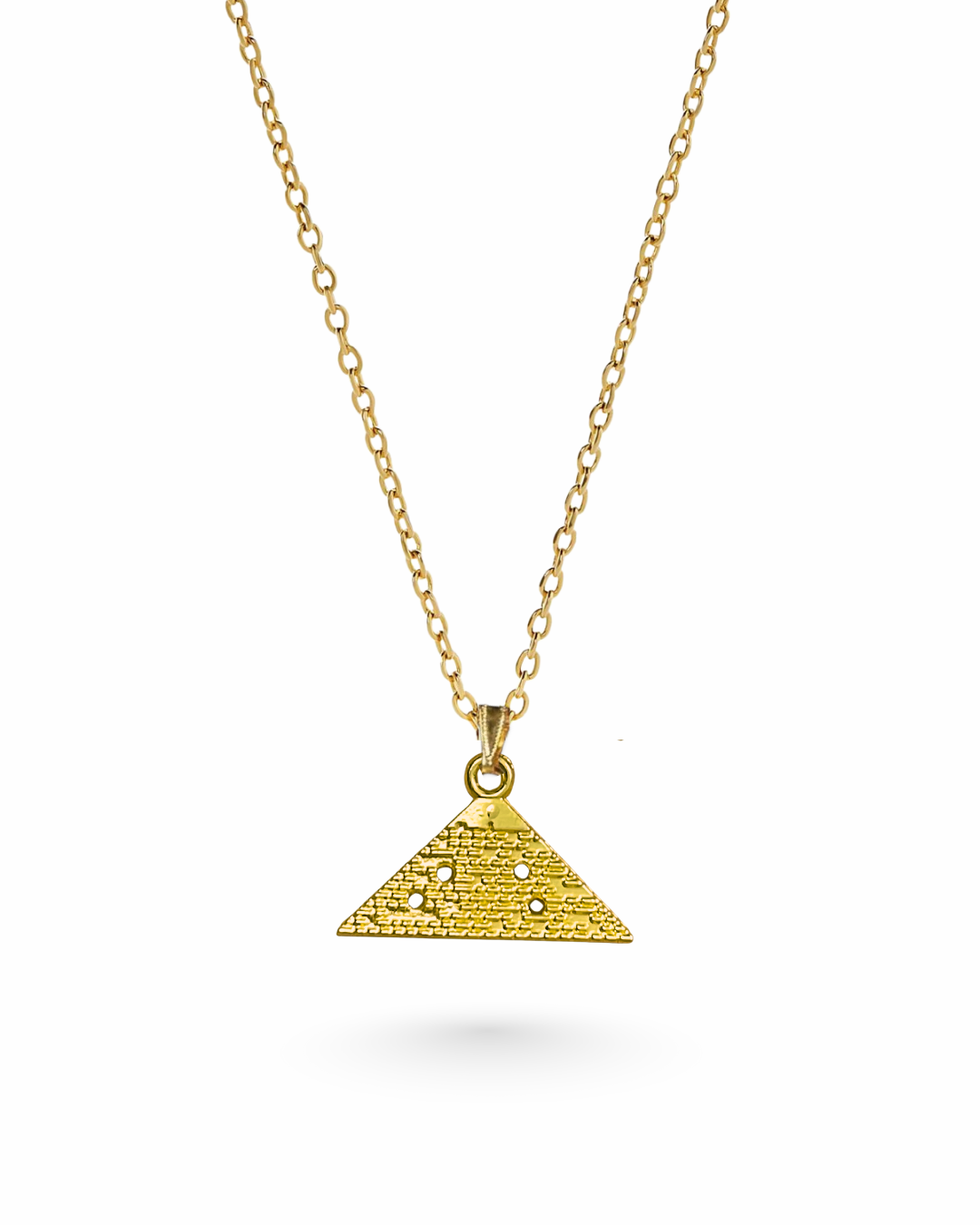 Great Pyramids Necklace - Gold Plated
