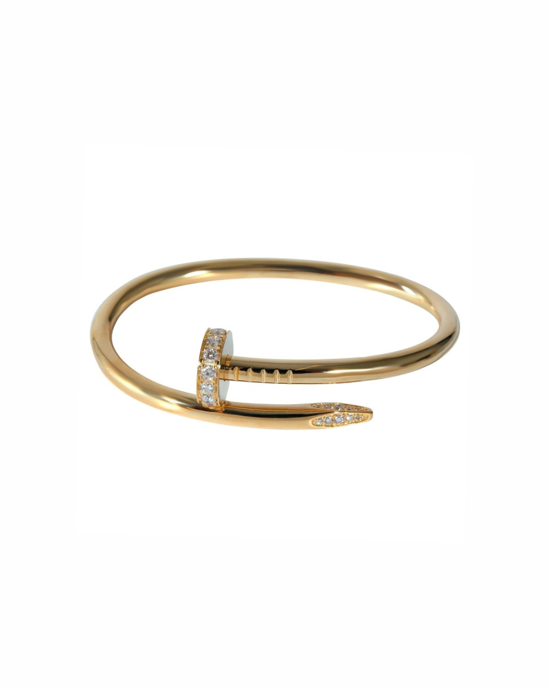 Nail Cuff Bracelet (Gold Plated)