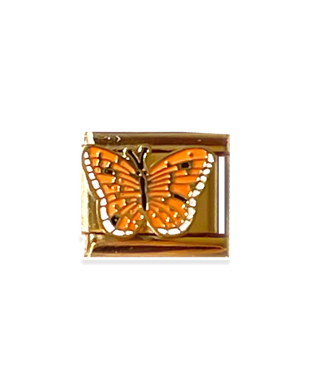 Dainty Butterfly - Gold Italian Charm