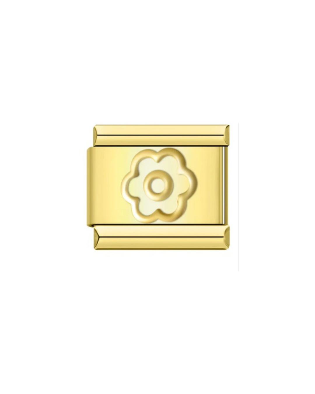Dainty Flower - Gold Italian Charm
