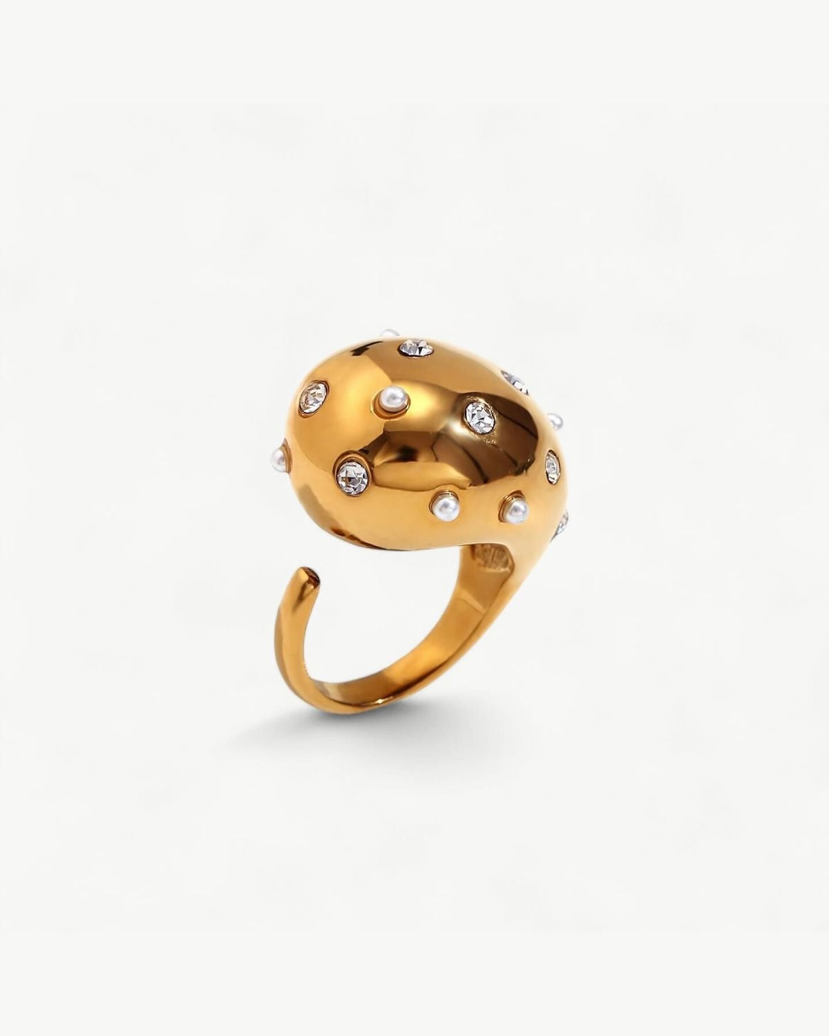 Chunky Dome Ring- Stainless Steel