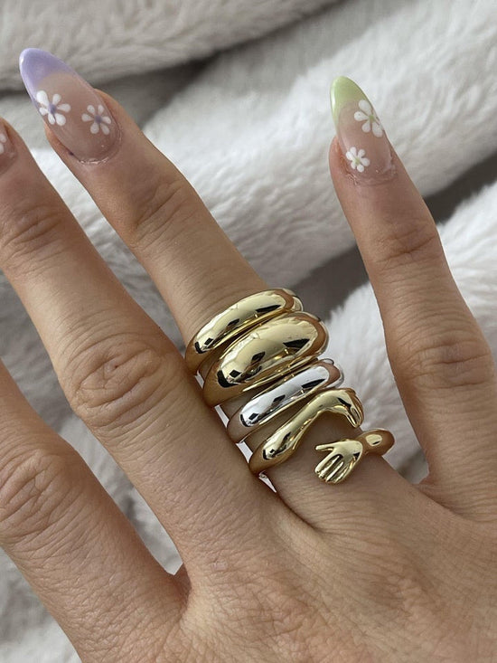 Hug Me Ring- Stainless Steel