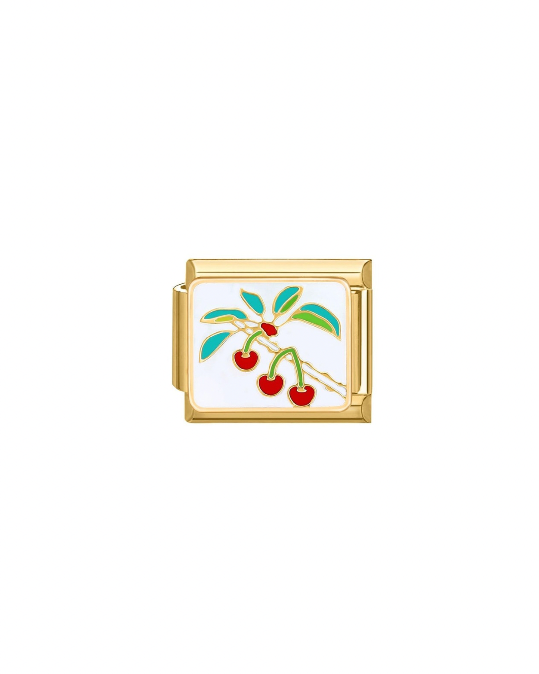 Cherry Tree-Silver Italian Charm