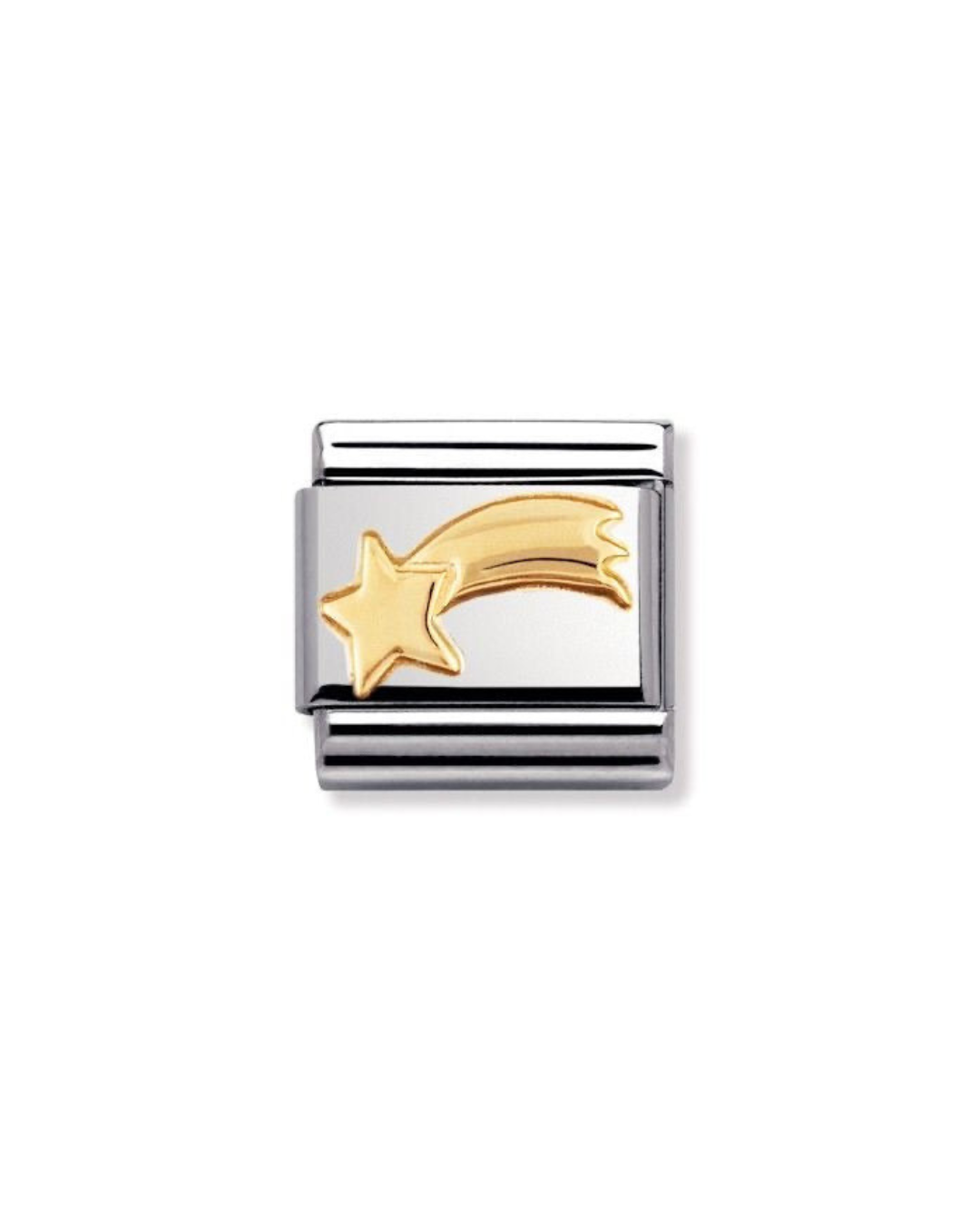 Shooting Star-Silver Italian Charm