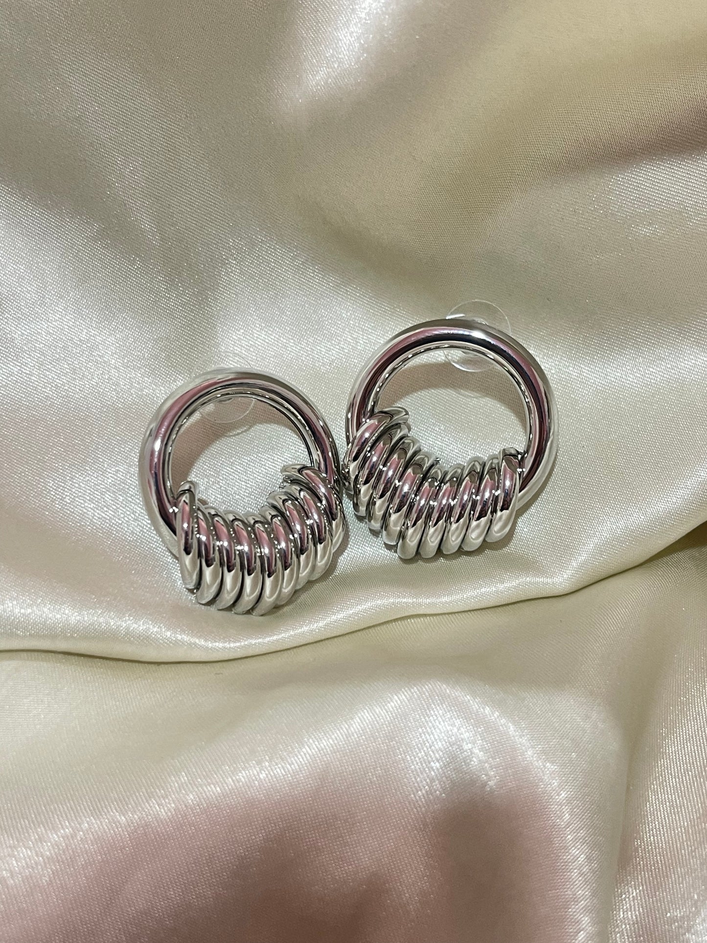 Spiral Statement Earrings