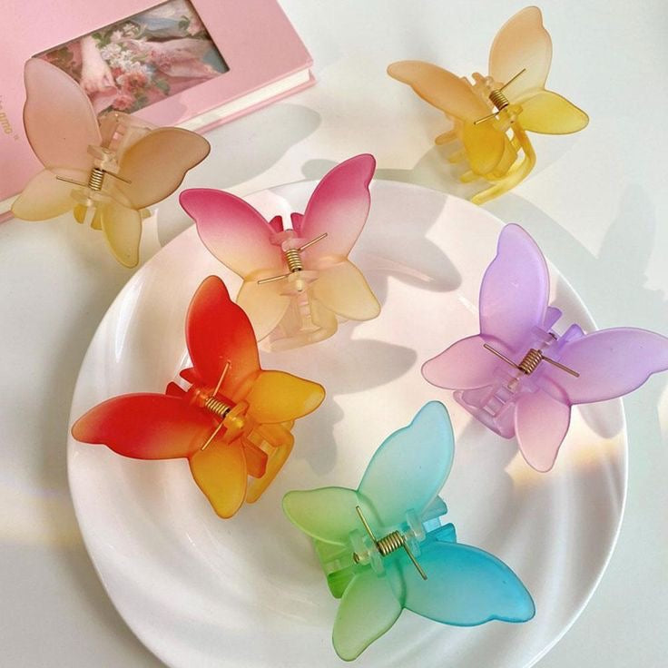 Ombre Butterfly Claw Clip