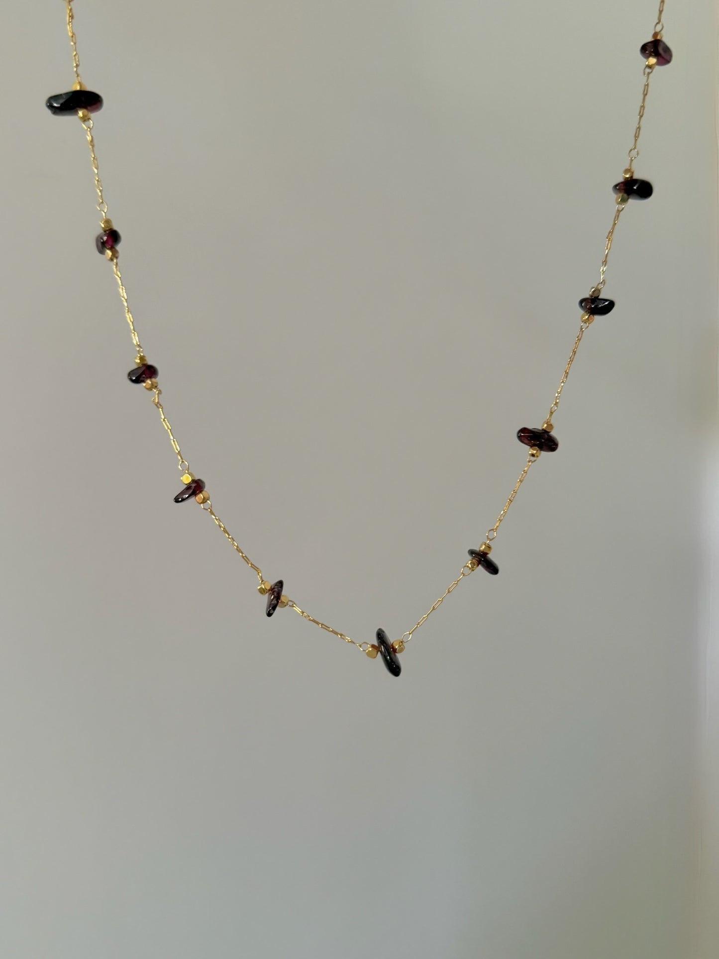 mini stones choker (gold plated)