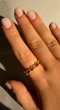 Dainty Rainbow Ring (Gold Plated)