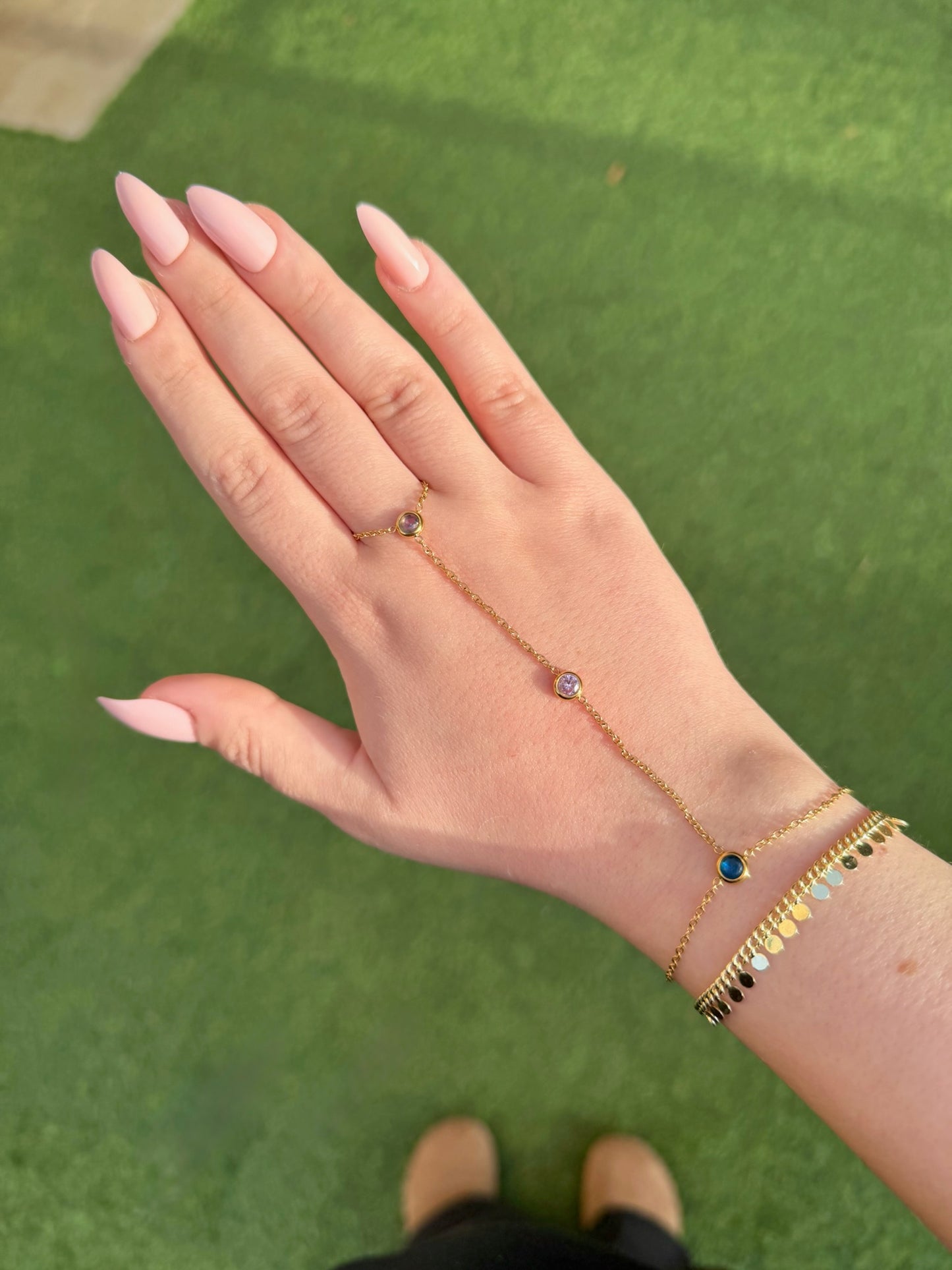 Dotted Dainty Bracelet - Gold Plated