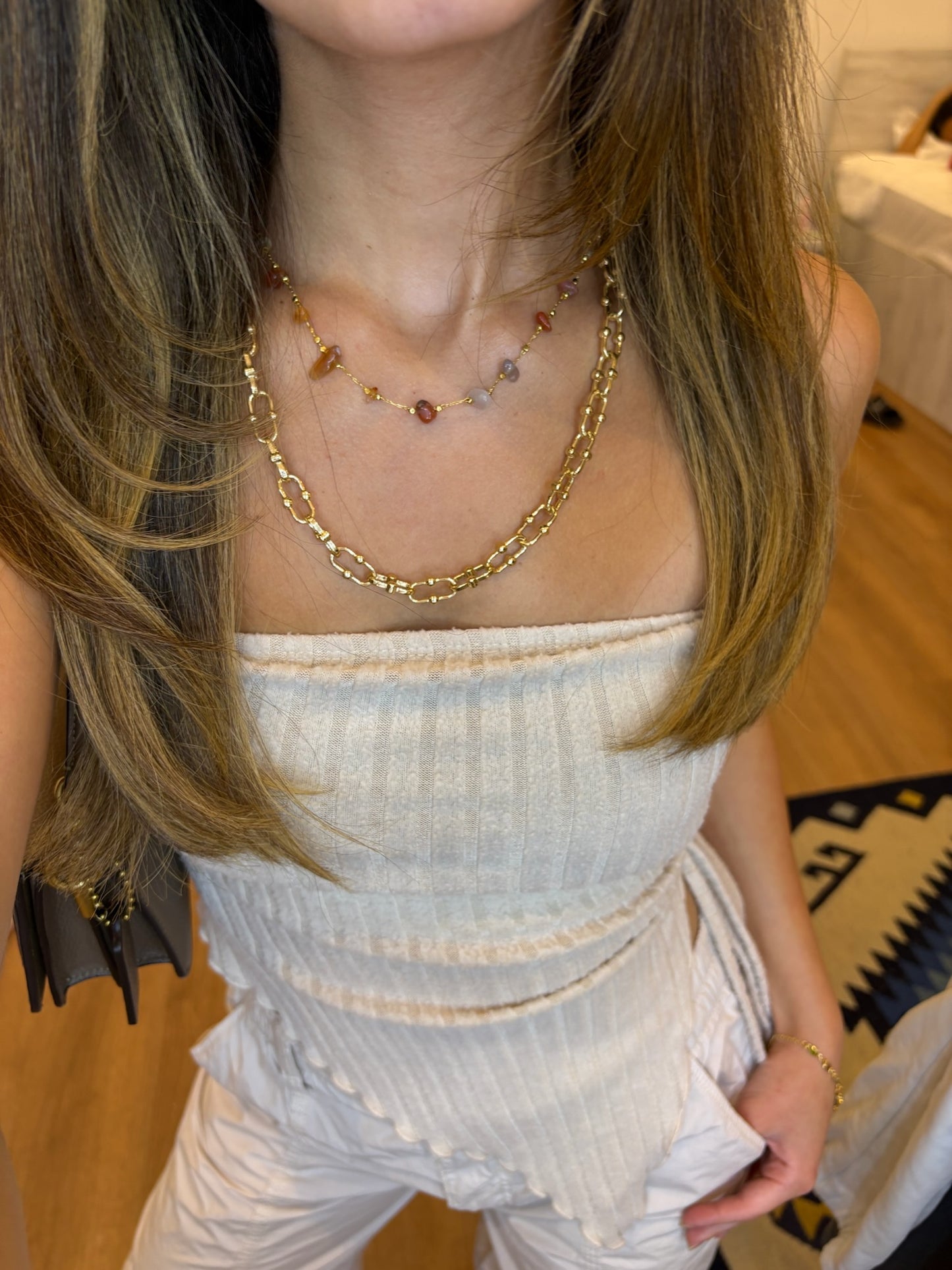statement chain necklace (gold plated)