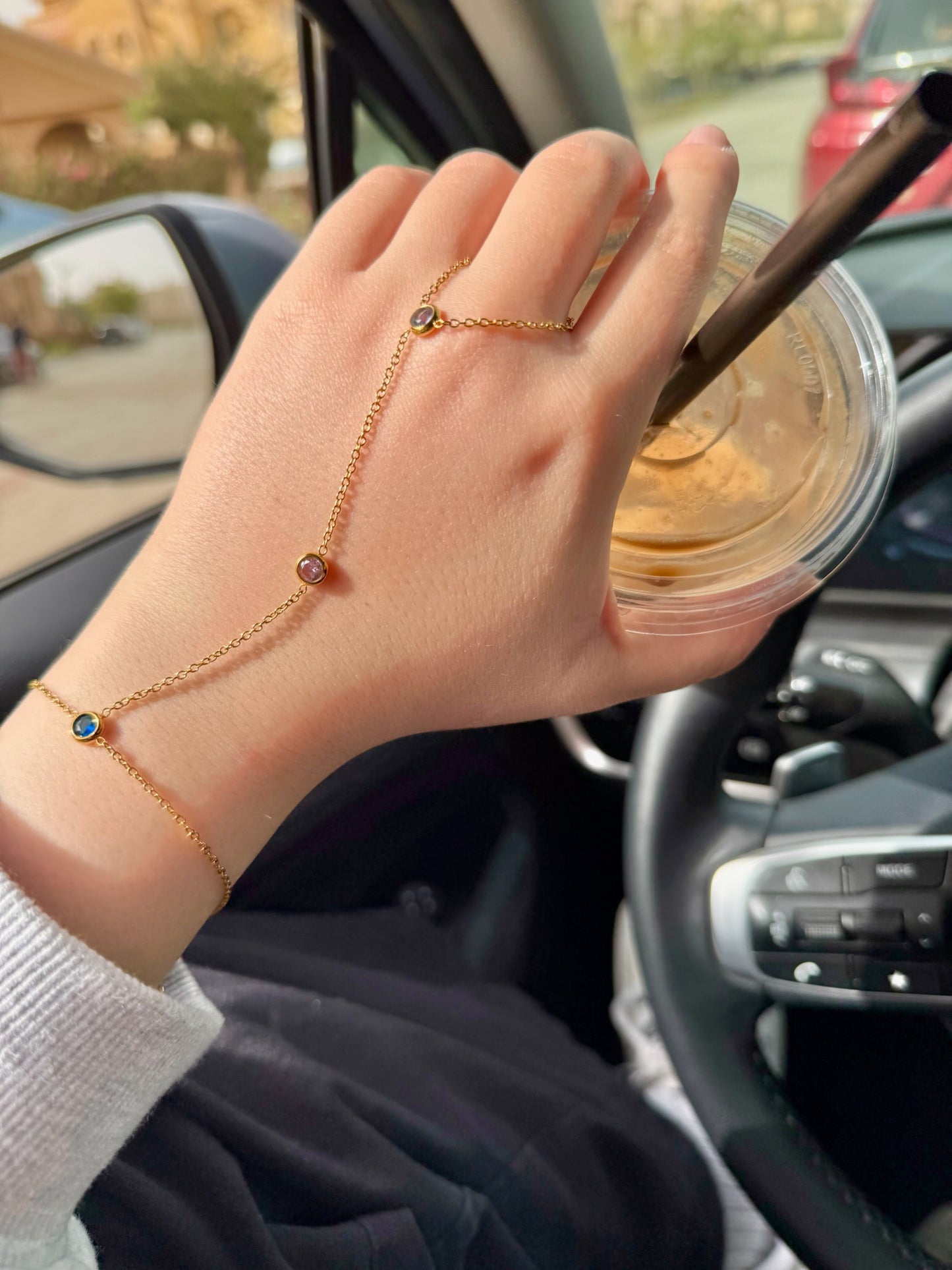 Rainbow Hand Chain- Stainless Steel