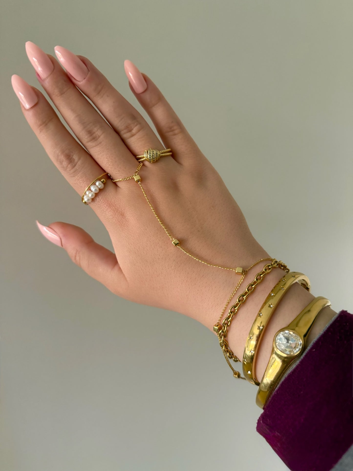Twirly Dainty Ring 2.0 - Gold Plated