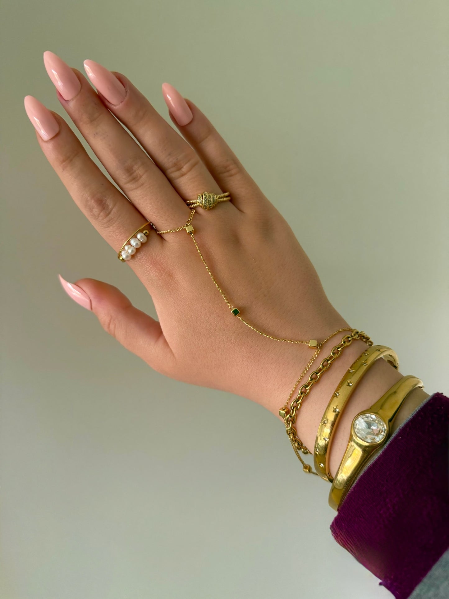 Twirly Dainty Ring 2.0 - Gold Plated