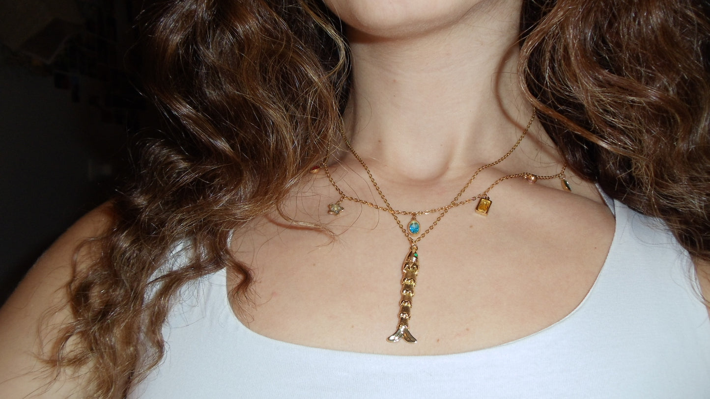 Fun Fishy Necklace- Stainless Steel