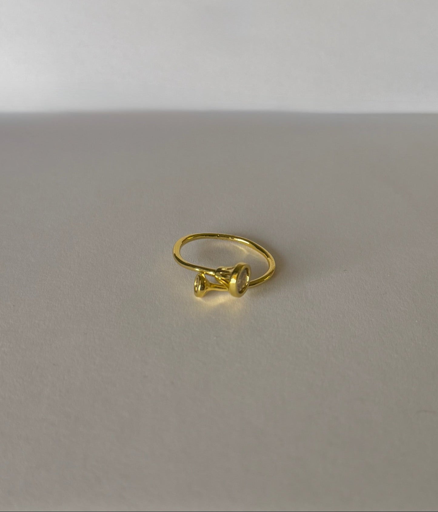 Twirly Ring (Gold Plated)
