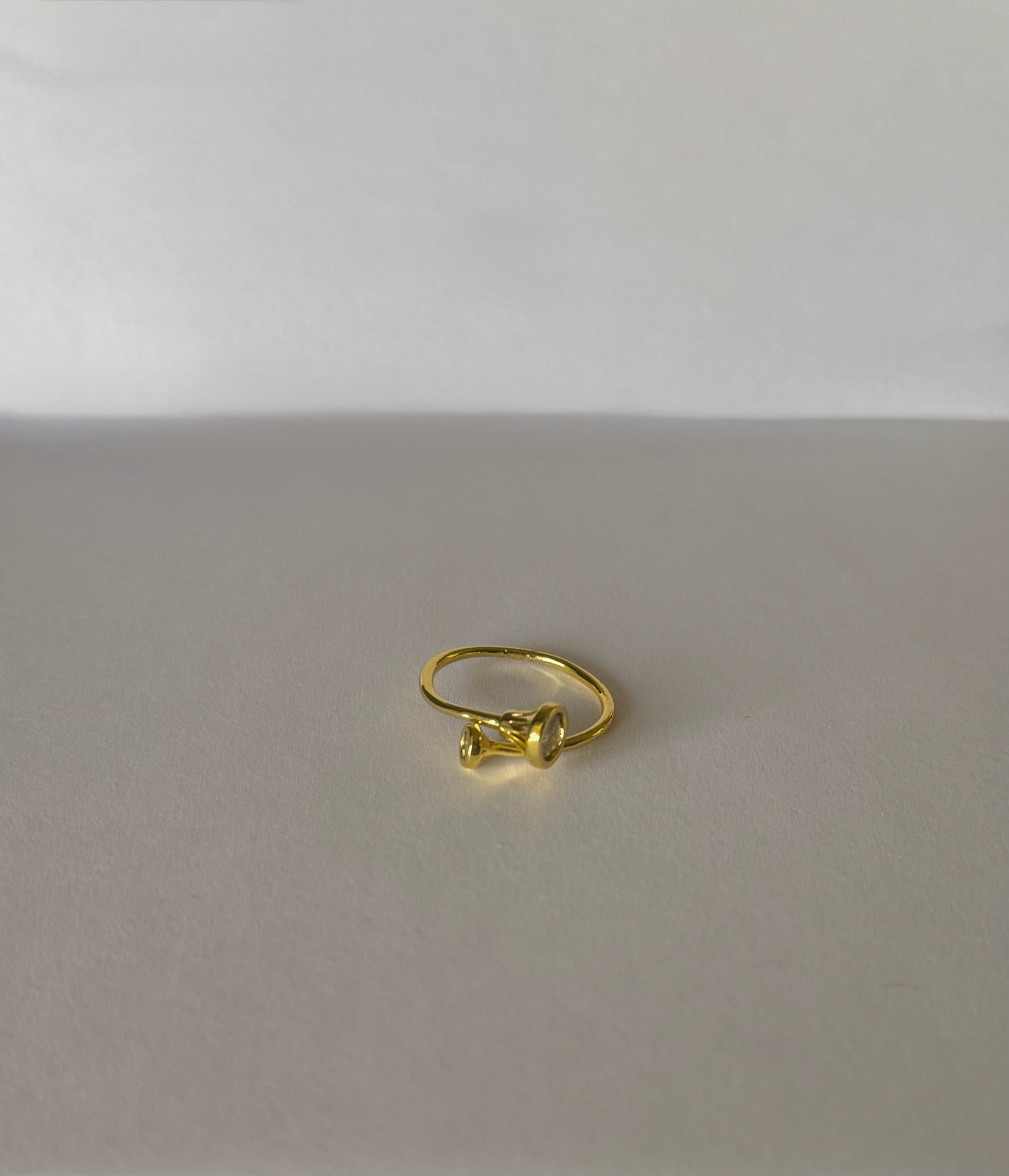 Twirly Ring (Gold Plated)