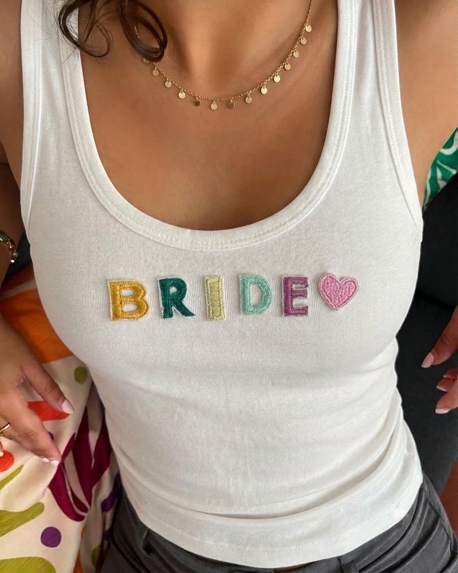 Custom Bridal Tank Top