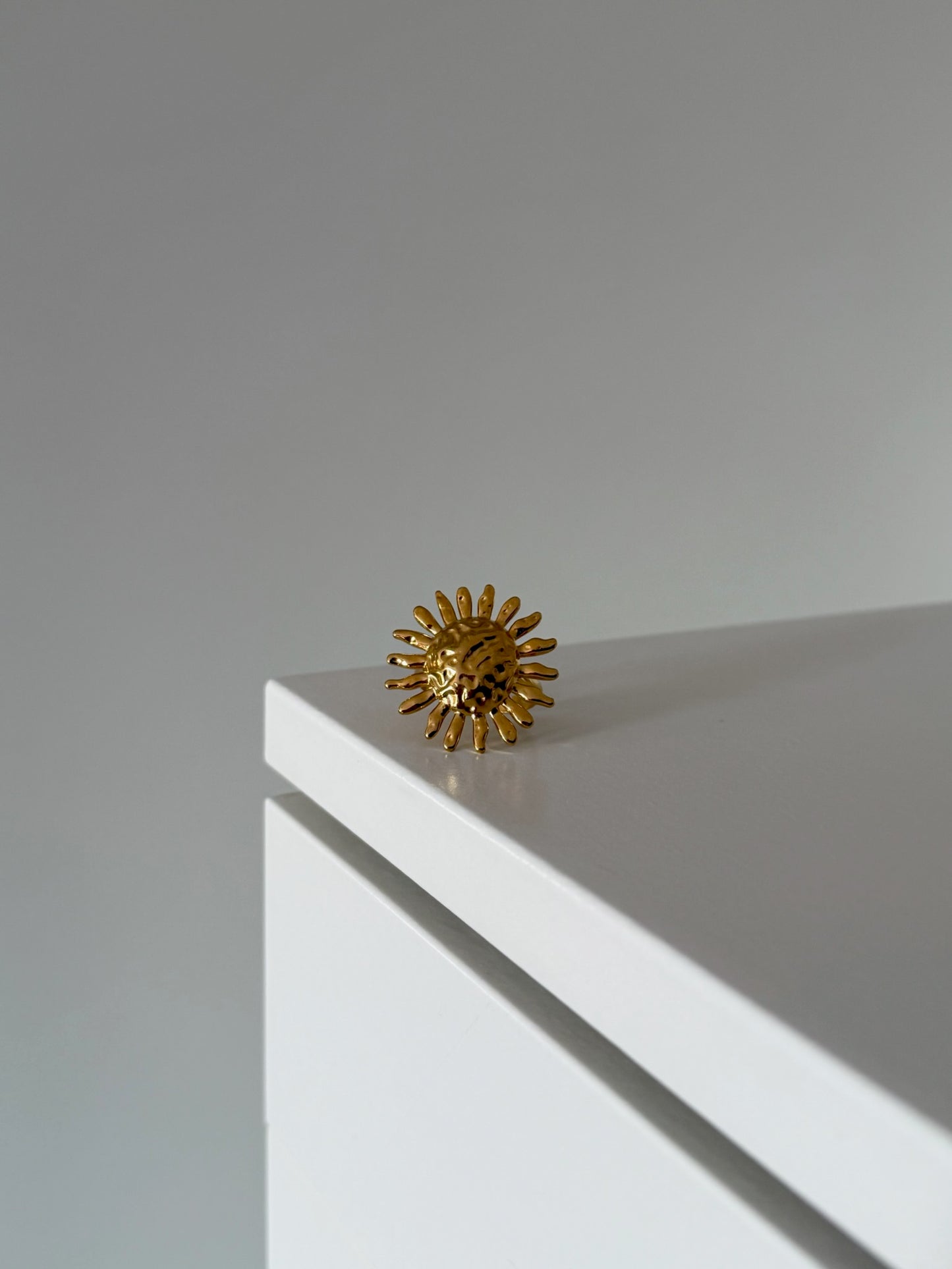 Statement Sun Ring- Stainless steel
