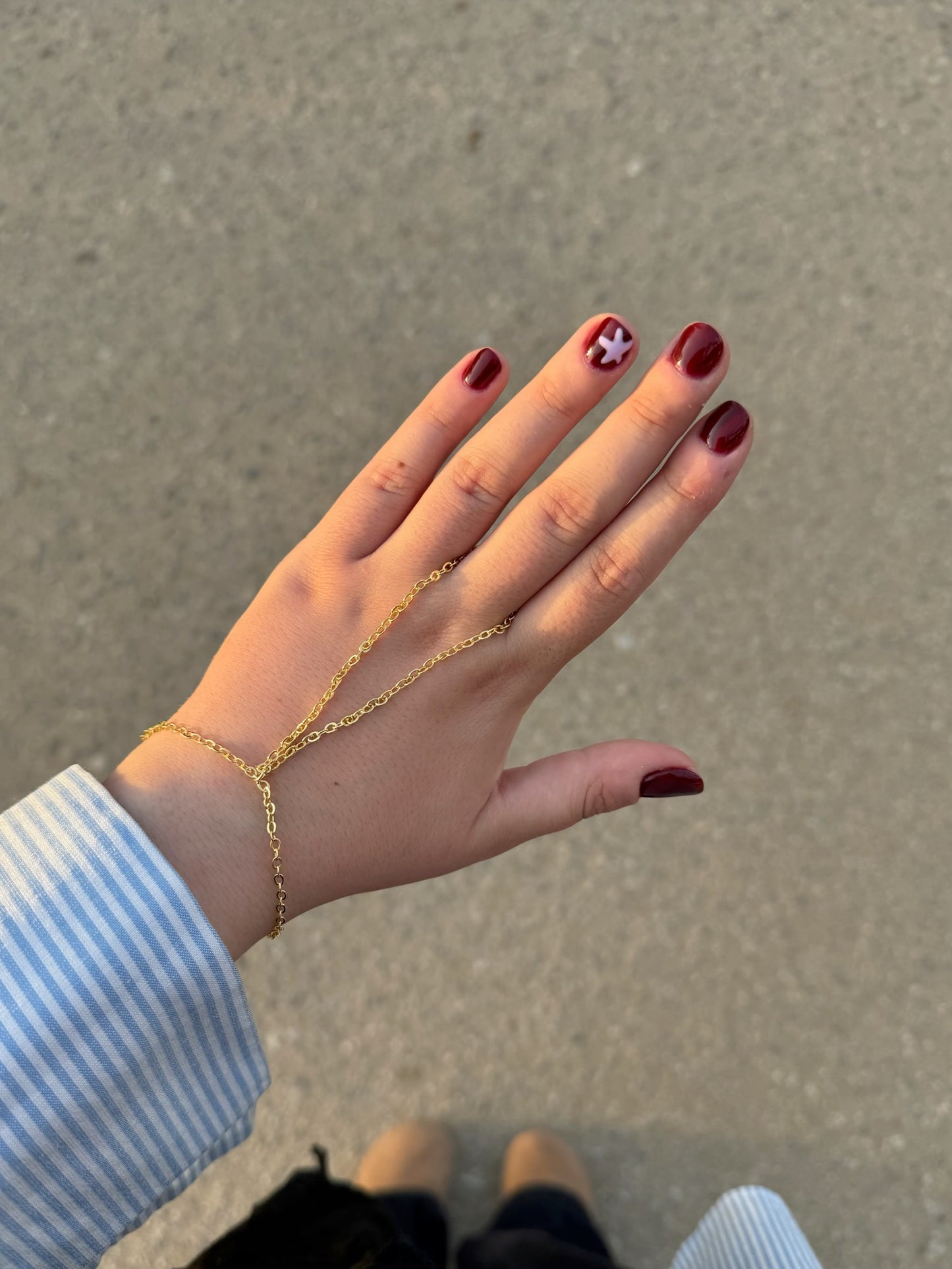 Double Hand Chain- Gold plated