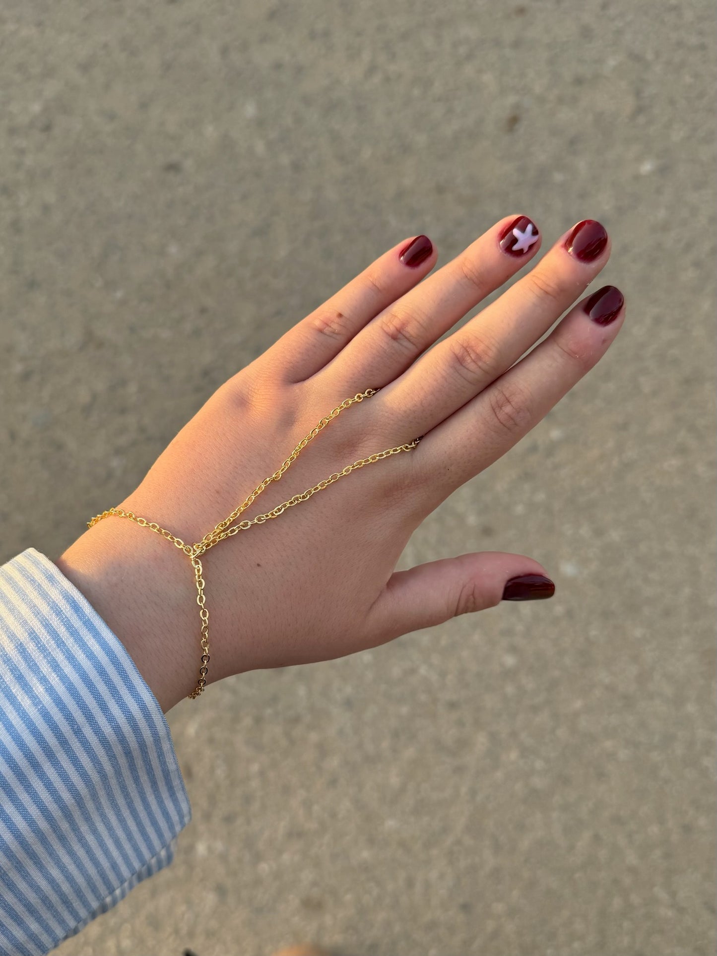 Double Hand Chain- Gold plated