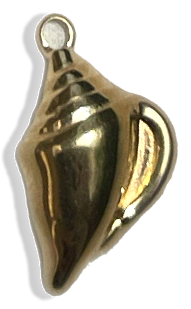Seashell- Stainless Steel Charm