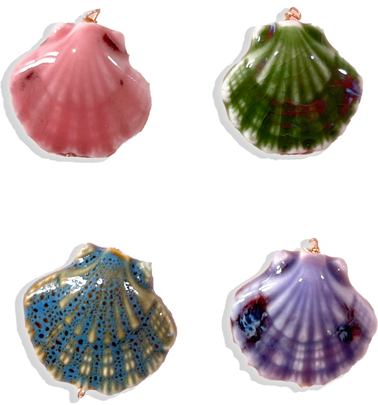 Colorful Seashell Charm