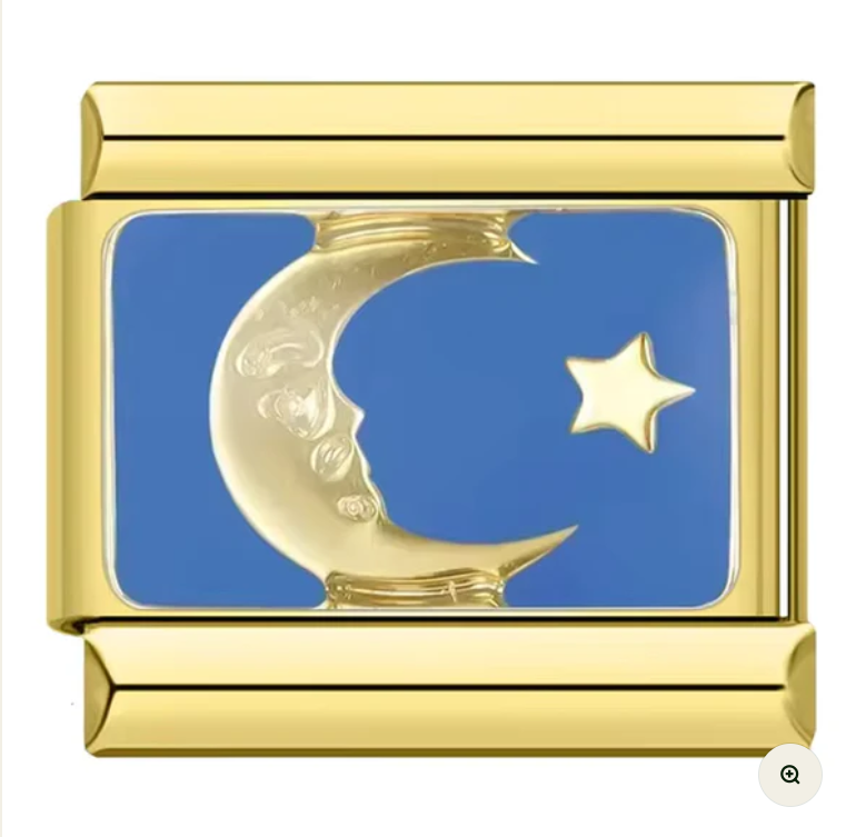 Moonlight - Gold Italian Charm