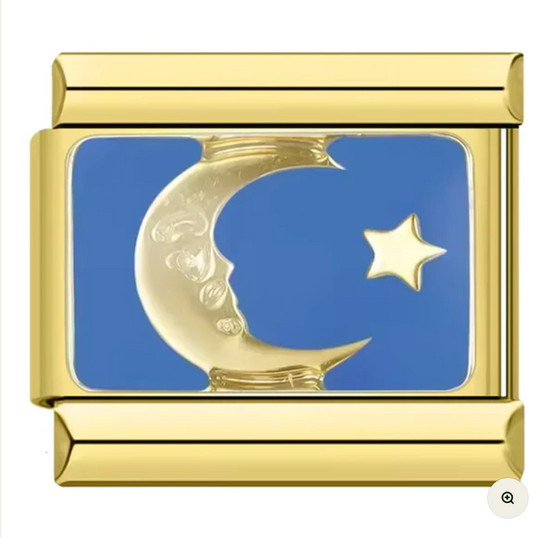 Moonlight - Gold Italian Charm