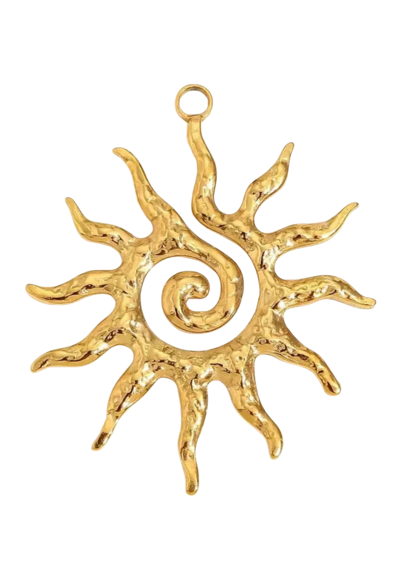 Sun Charm (Stainless Steel)