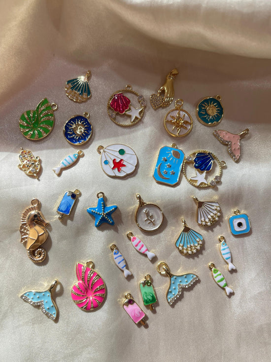 Ice Cream- Gold Plated Charms