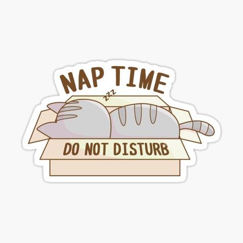 Nap Time Sticker