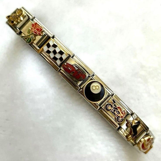 Lucky Eight- Gold Italian Charm