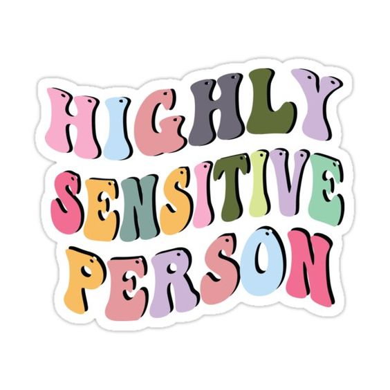 highly sensitive person sticker